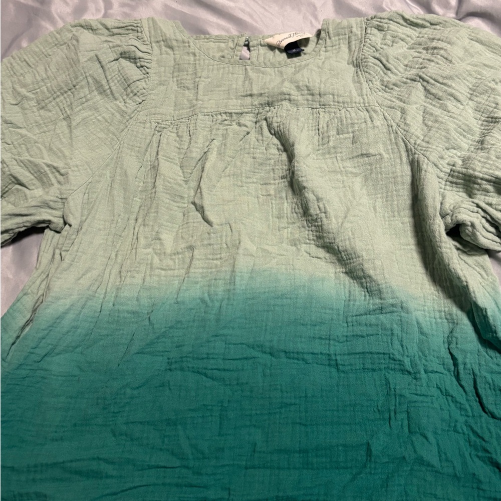 Green Ombre Blouse